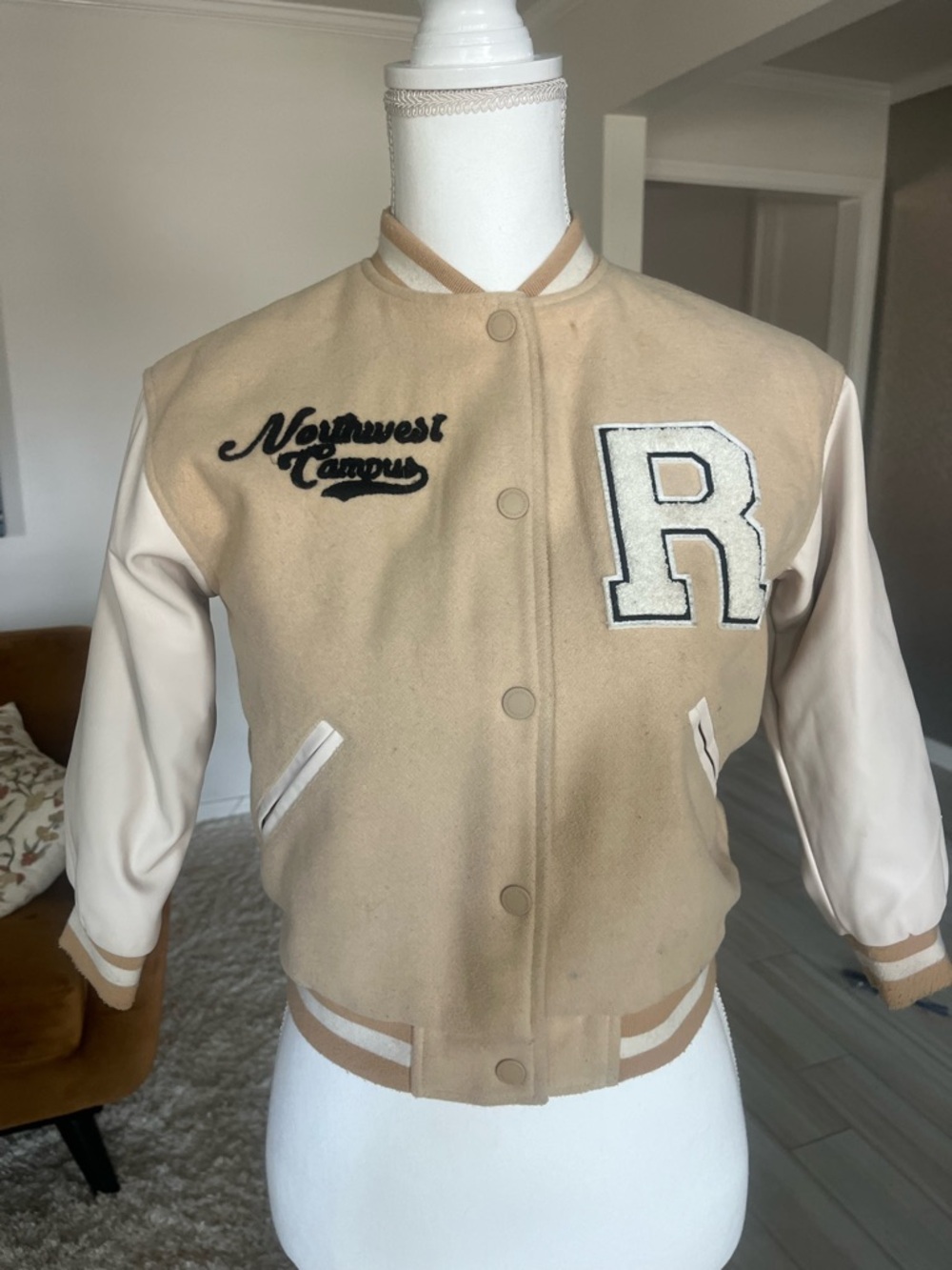 Girls Zara Varsity Jacket